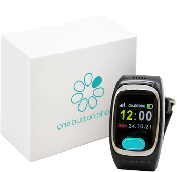 One Button Phone mit Verpackung Frontal