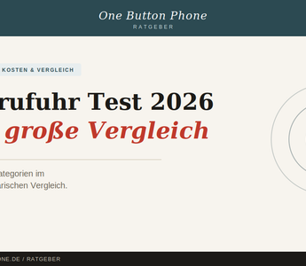 Notrufuhr Test 2026 — der große Vergleich