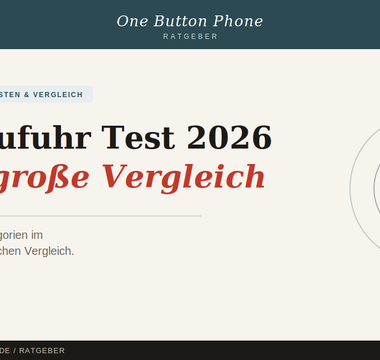 Notrufuhr Test 2026 — der große Vergleich