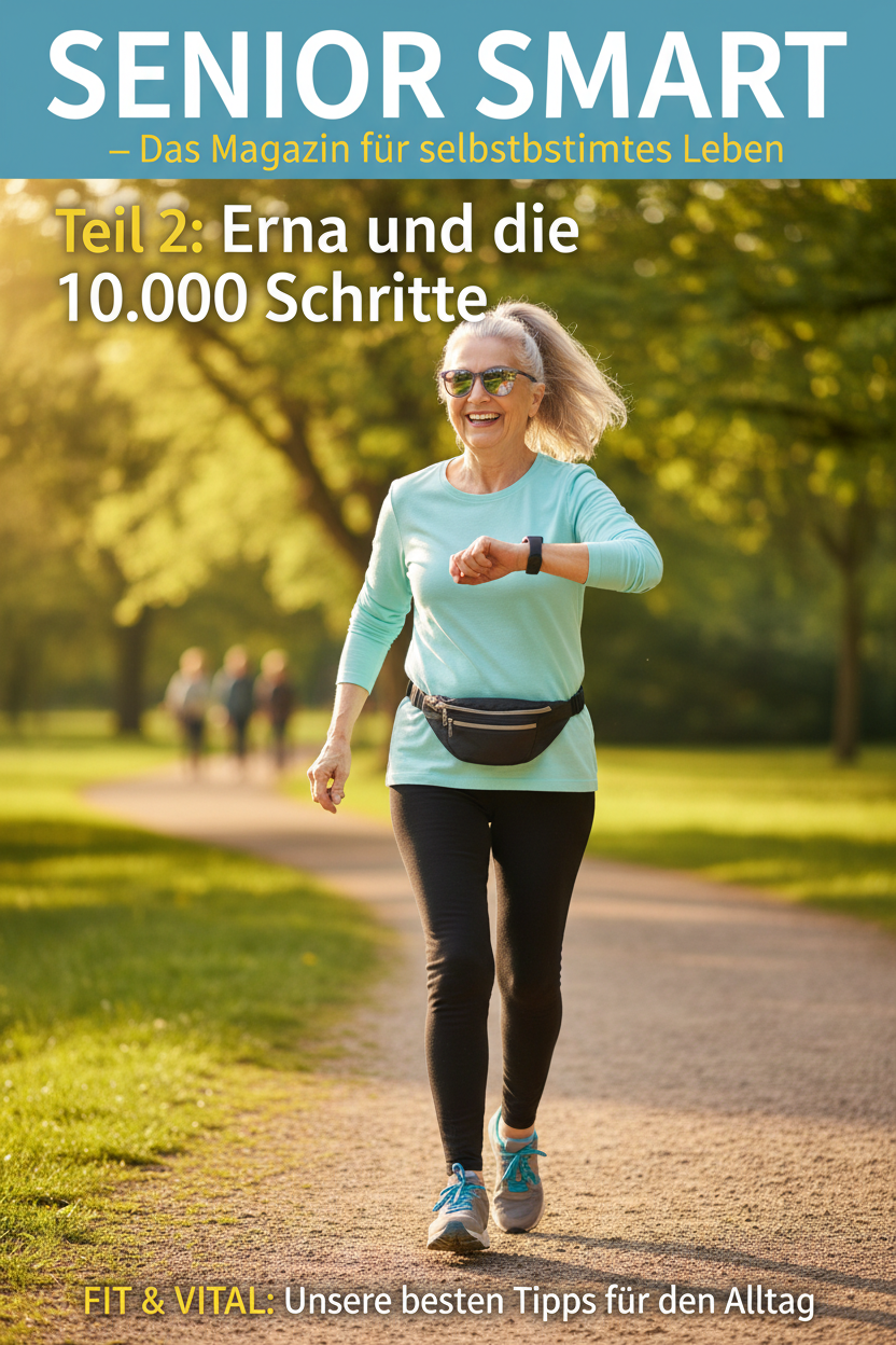 Senior Smart - das Magazin für selbstbestimmtes Leben: Erna und die 10.000 Schritte?
